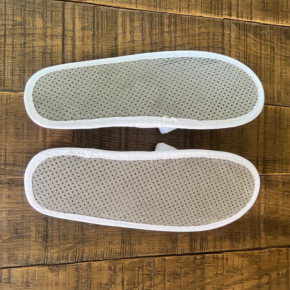 New! Frette 1860 Luxury Hotel Slippers - White - OS - St. Regis - Picture 6 of 6